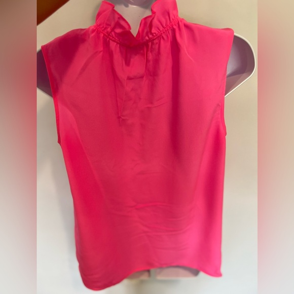 Lilly Pulitzer ⭐️SAMPLE⭐️ruffles Silk luxurious Top🔥RARE🔥 - Picture 13 of 14